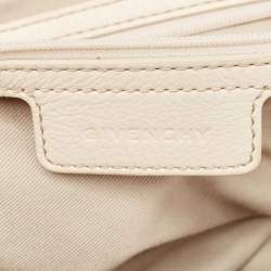 مملوكة مسبقًا Givenchy Light Beige Leather Double Handle Hobo