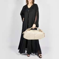 مملوكة مسبقًا Givenchy Light Beige Leather Double Handle Hobo