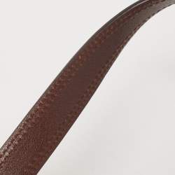 Pre Owned Givenchy Brown/Light Pink Leather and Suede Baguette Bag