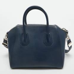 Givenchy Blue Leather Small Antigona Satchel