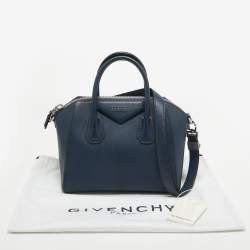 Givenchy Blue Leather Small Antigona Satchel