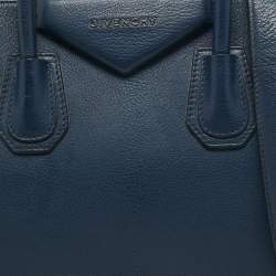 Givenchy Blue Leather Small Antigona Satchel