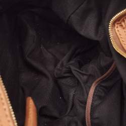 Givenchy Brown Leather Logo Bucket Hobo