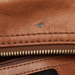Givenchy Brown Leather Logo Bucket Hobo