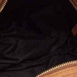Givenchy Brown Leather Logo Bucket Hobo