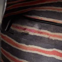 Pre Owned Givenchy Black Glossy Leather Antigona Shopper Tote