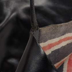 Pre Owned Givenchy Black Glossy Leather Antigona Shopper Tote