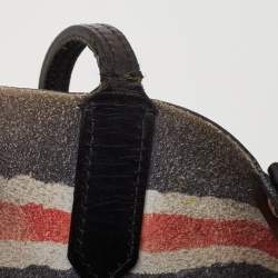 Pre Owned Givenchy Black Glossy Leather Antigona Shopper Tote