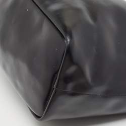 Pre Owned Givenchy Black Glossy Leather Antigona Shopper Tote