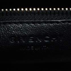 Pre Owned Givenchy Burgundy Leather Mini Horizon Tote