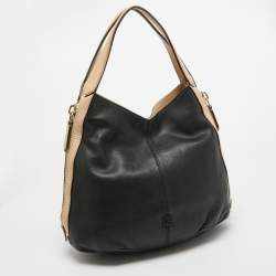 مملوكة مسبقًا Givenchy Black/Beige Leather Side Zip Shoulder Bag