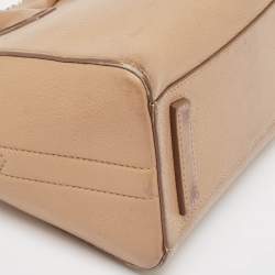 Pre Owned Givenchy Beige Leather Mini Antigona Satchel