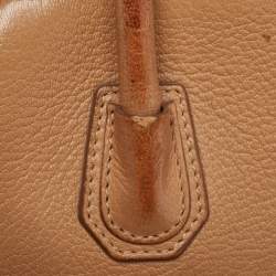 Pre Owned Givenchy Beige Leather Mini Antigona Satchel