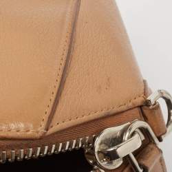 Pre Owned Givenchy Beige Leather Mini Antigona Satchel