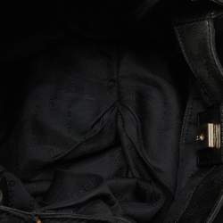 Givenchy Black Monogram Nylon and Leather Hobo