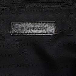 Givenchy Black Monogram Nylon and Leather Hobo