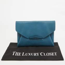 Pre Owned حقيبة كلتش جيفنشي مظروف أنتيغونا جلد أحمر متوسطة