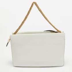 Pre Owned Givenchy White Leather Cross3 Crossbody Bag