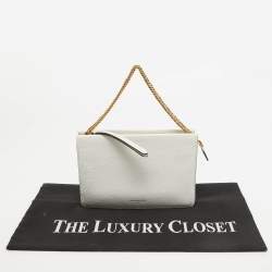 Pre Owned Givenchy White Leather Cross3 Crossbody Bag