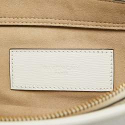 Pre Owned Givenchy White Leather Cross3 Crossbody Bag