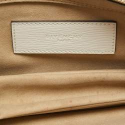 Pre Owned Givenchy White Leather Cross3 Crossbody Bag