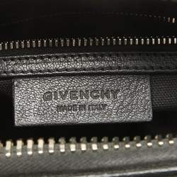 Pre Owned Givenchy Black Leather Small Antigona Satchel