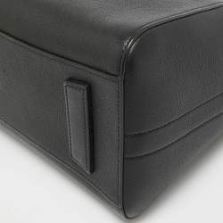 Pre Owned Givenchy Black Leather Small Antigona Satchel