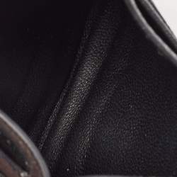 Givenchy Black/White Leather Logo Card Holder 
