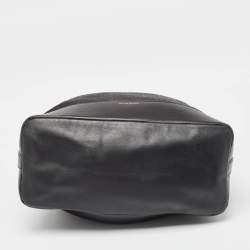 Givenchy Black Monogram Canvas and Leather Bucket Bag