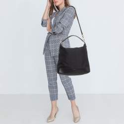 Givenchy Black Monogram Canvas and Leather Bucket Bag