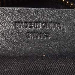 Givenchy Black Monogram Canvas and Leather Bucket Bag