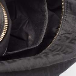 Givenchy Black Monogram Canvas and Leather Bucket Bag