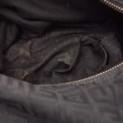 Givenchy Black Monogram Canvas and Leather Bucket Bag