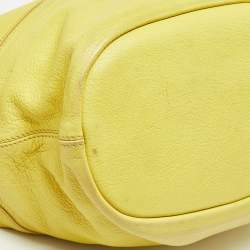 Pre Owned Givenchy Yellow Leather Medium Nightingale Bag