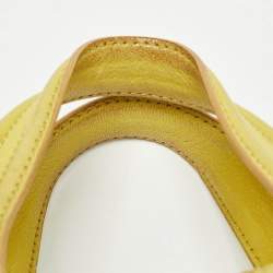 Pre Owned Givenchy Yellow Leather Medium Nightingale Bag