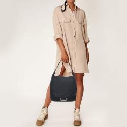 Givenchy Black Monogram Canvas and Leather Bucket Hobo