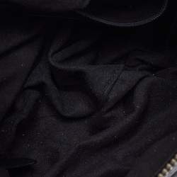 Givenchy Black Monogram Embossed Leather Baguette Bag