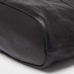 Pre Owned Givenchy Black Leather Medium Nightingale Satchel