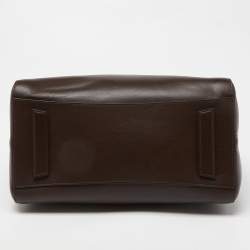 Pre Owned Givenchy Brown Leather Medium Antigona Satchel