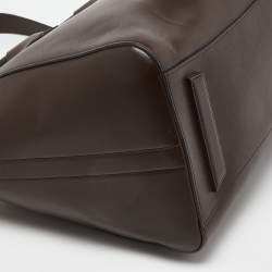 Pre Owned Givenchy Brown Leather Medium Antigona Satchel