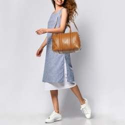 Givenchy Brown Leather Lucrezia Duffle Bag