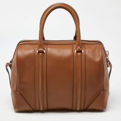 Givenchy Brown Leather Lucrezia Duffle Bag
