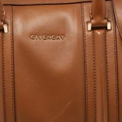 Givenchy Brown Leather Lucrezia Duffle Bag