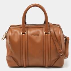 Givenchy Brown Leather Lucrezia Duffle Bag