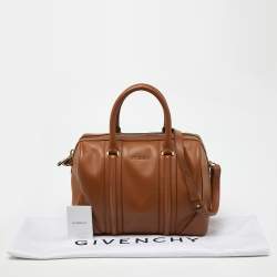 Givenchy Brown Leather Lucrezia Duffle Bag