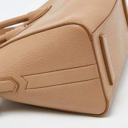 Pre Owned Givenchy Beige Leather Mini Antigona Satchel