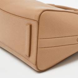 Pre Owned Givenchy Beige Leather Mini Antigona Satchel