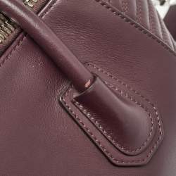 Givenchy Burgundy Leather Small Antigona Satchel