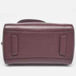 Givenchy Burgundy Leather Small Antigona Satchel