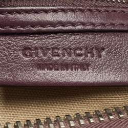 Givenchy Burgundy Leather Small Antigona Satchel